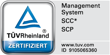 TÜV Rheinland – SCC certified